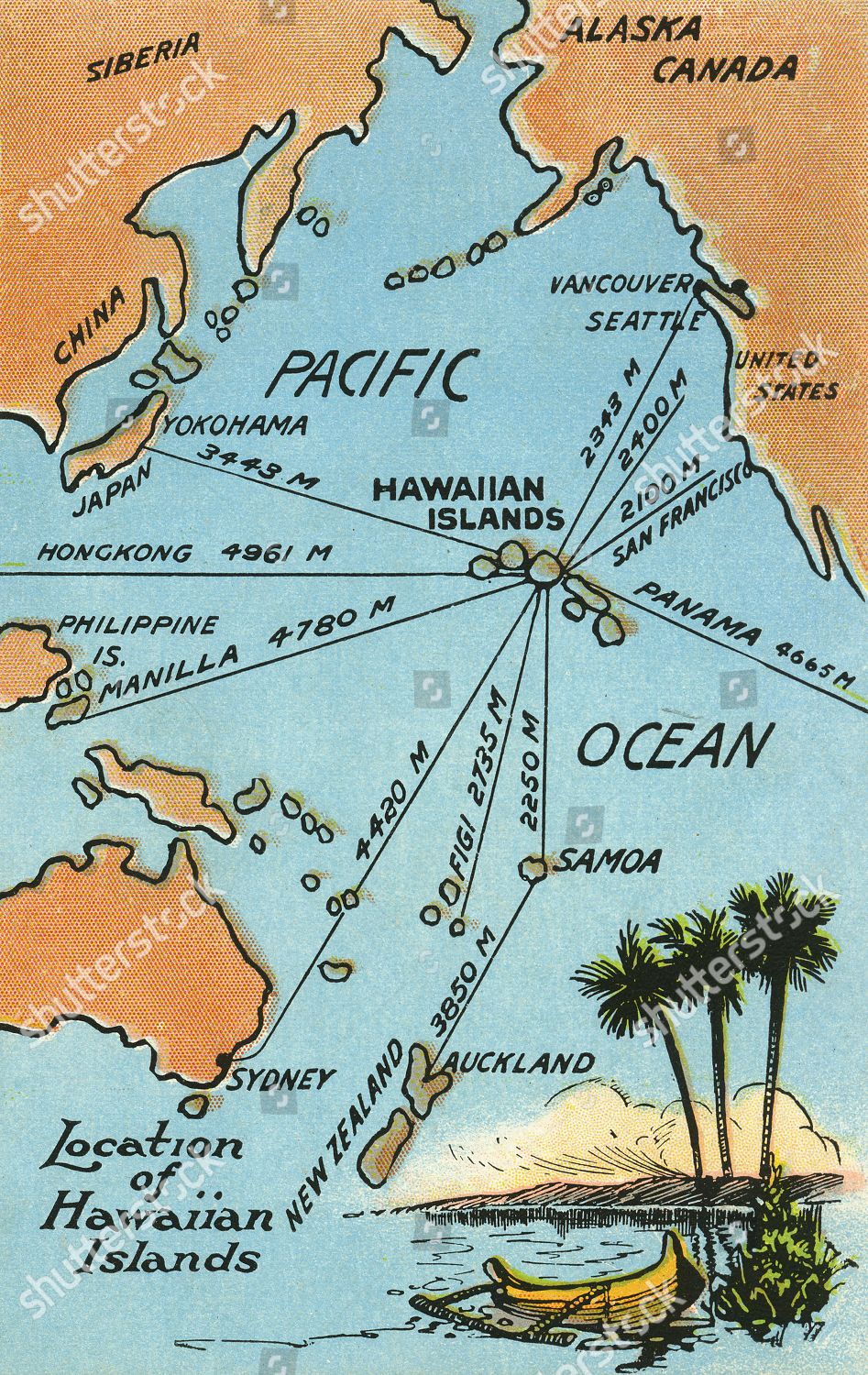 Hawaii Pacific Map