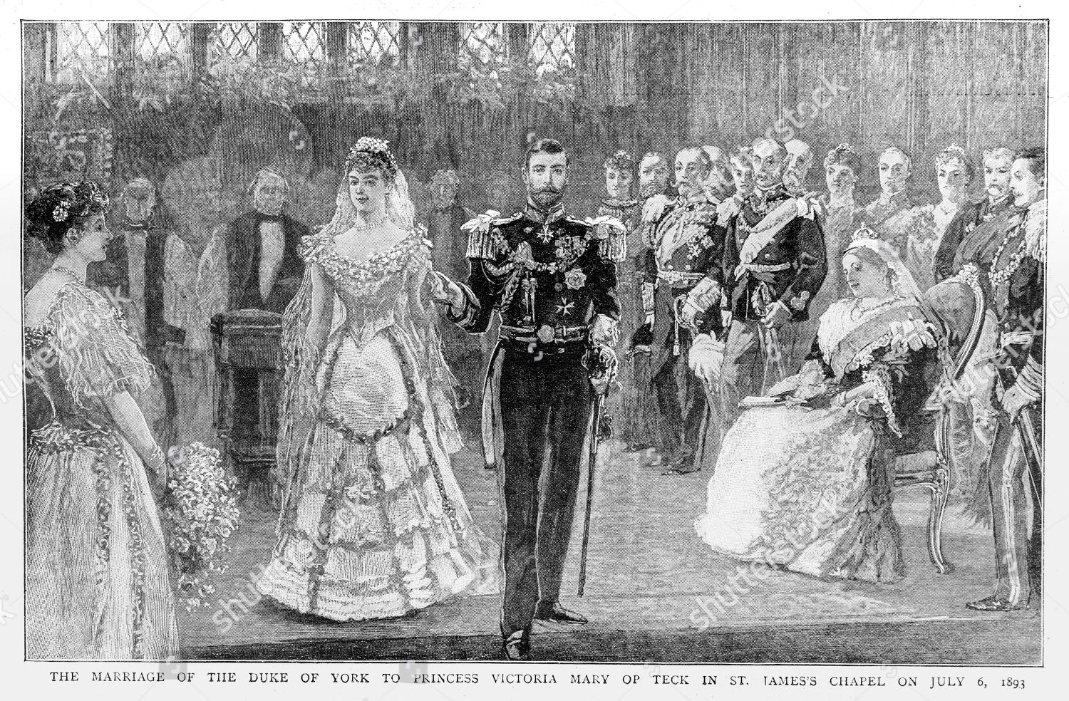 Свадьба Георга и Каролины картина