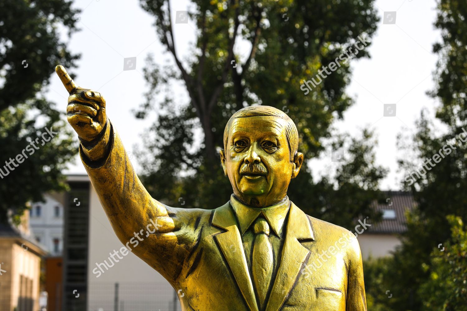 Statue Turkish President Recep Tayyip Erdogan Editorial Stock Photo ...