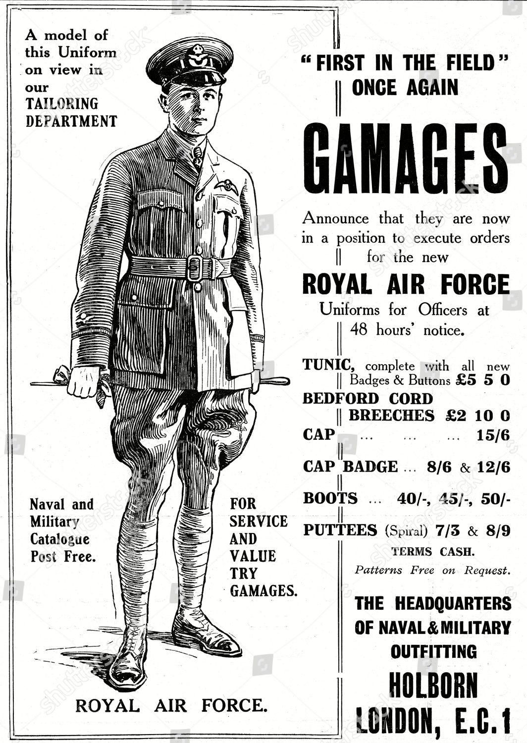 royal air force 1918