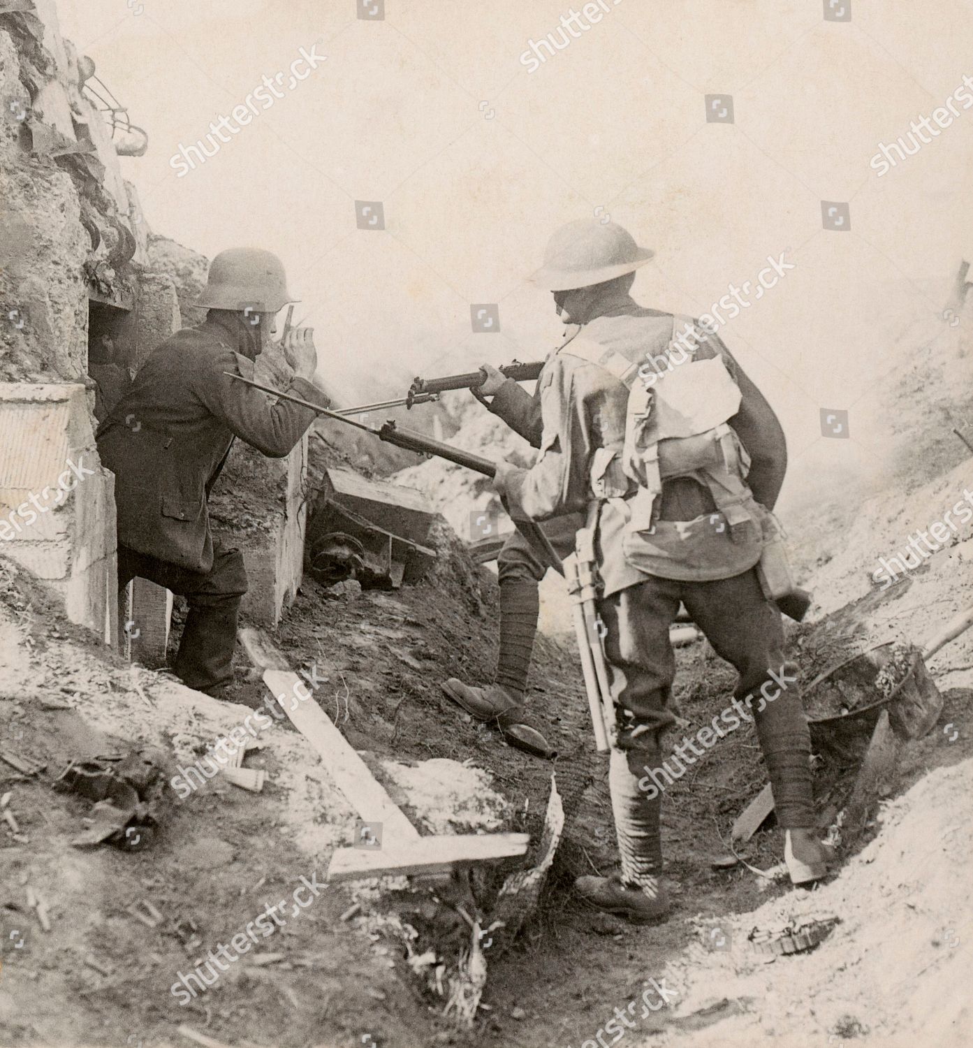 Stereoview Ww1 Great War Realistic Travels Editorial Stock Photo ...