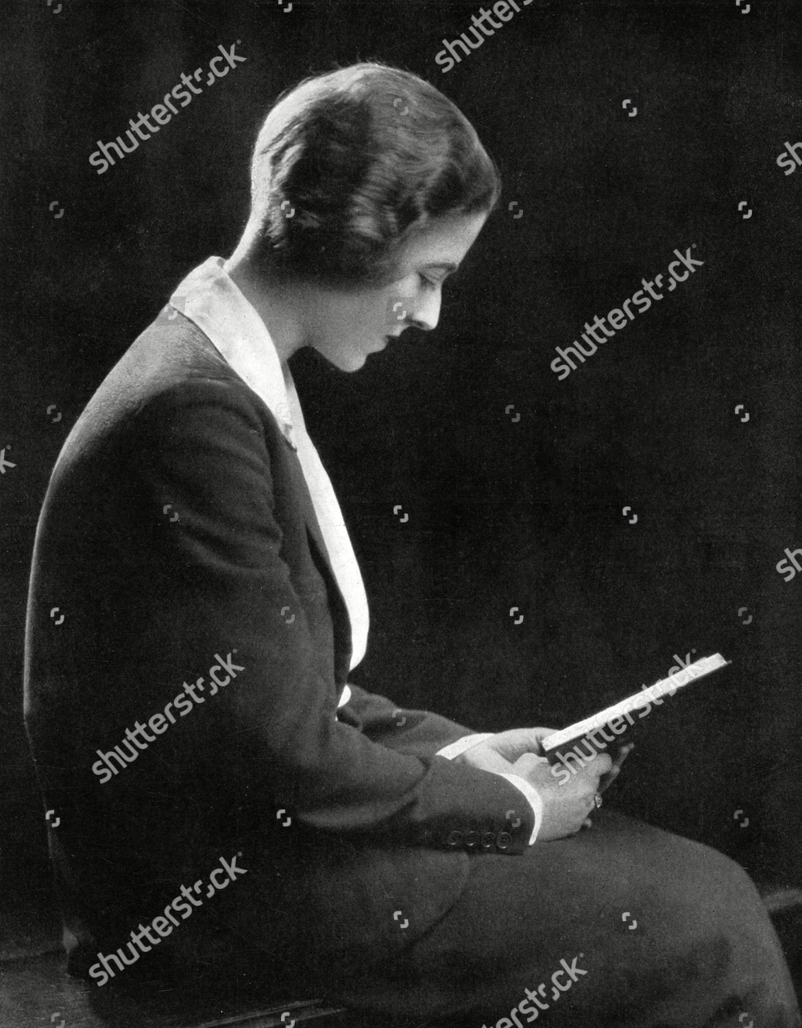 Miss Elizabeth Ponsonby Later Hon Mrs Editorial Stock Photo - Stock ...