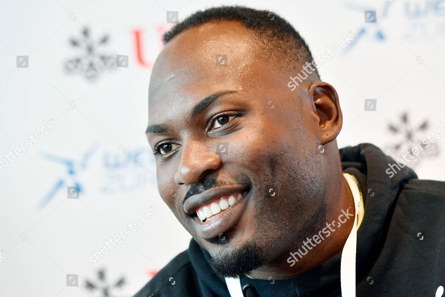 Swiss Sprinter Alex Wilson During Press Editorial Stock Photo Stock