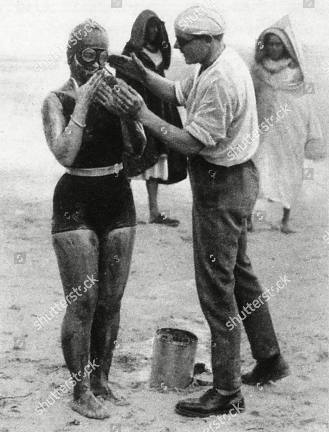 Open Water Longdistance Swimmer Mercedes Gleitze Editorial Stock Photo