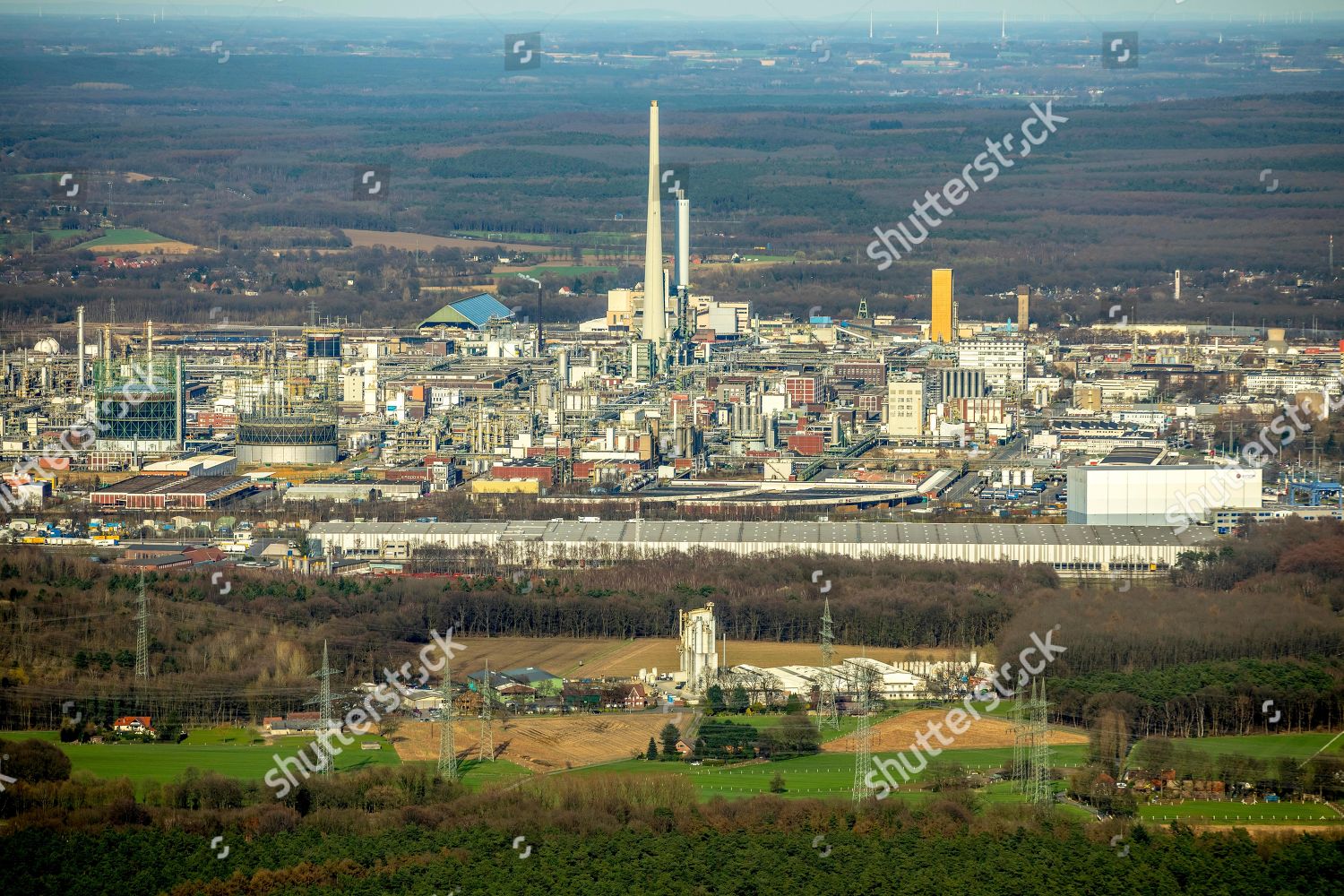 Chemical Park Marl Formerly Chemische Werke Editorial Stock Photo ...