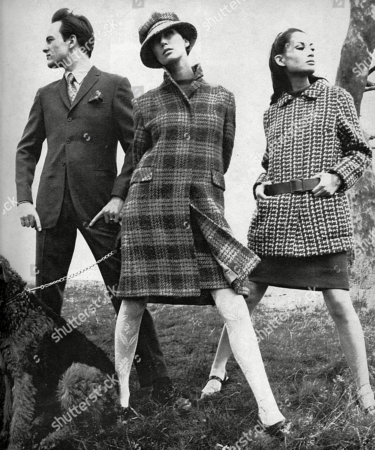 Outdoor British Fashion 1960s Left Right Editorial Stock Photo - Stock ...