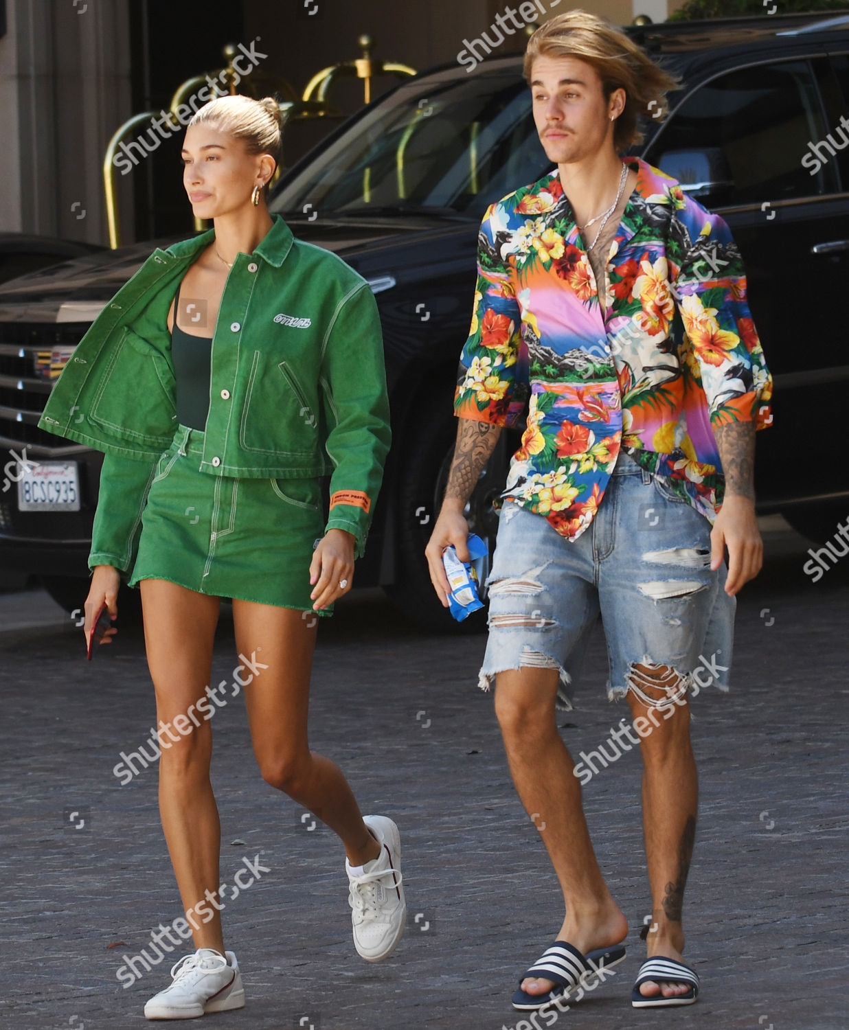 Justin Bieber Hailey Baldwin Editorial Stock Photo Stock