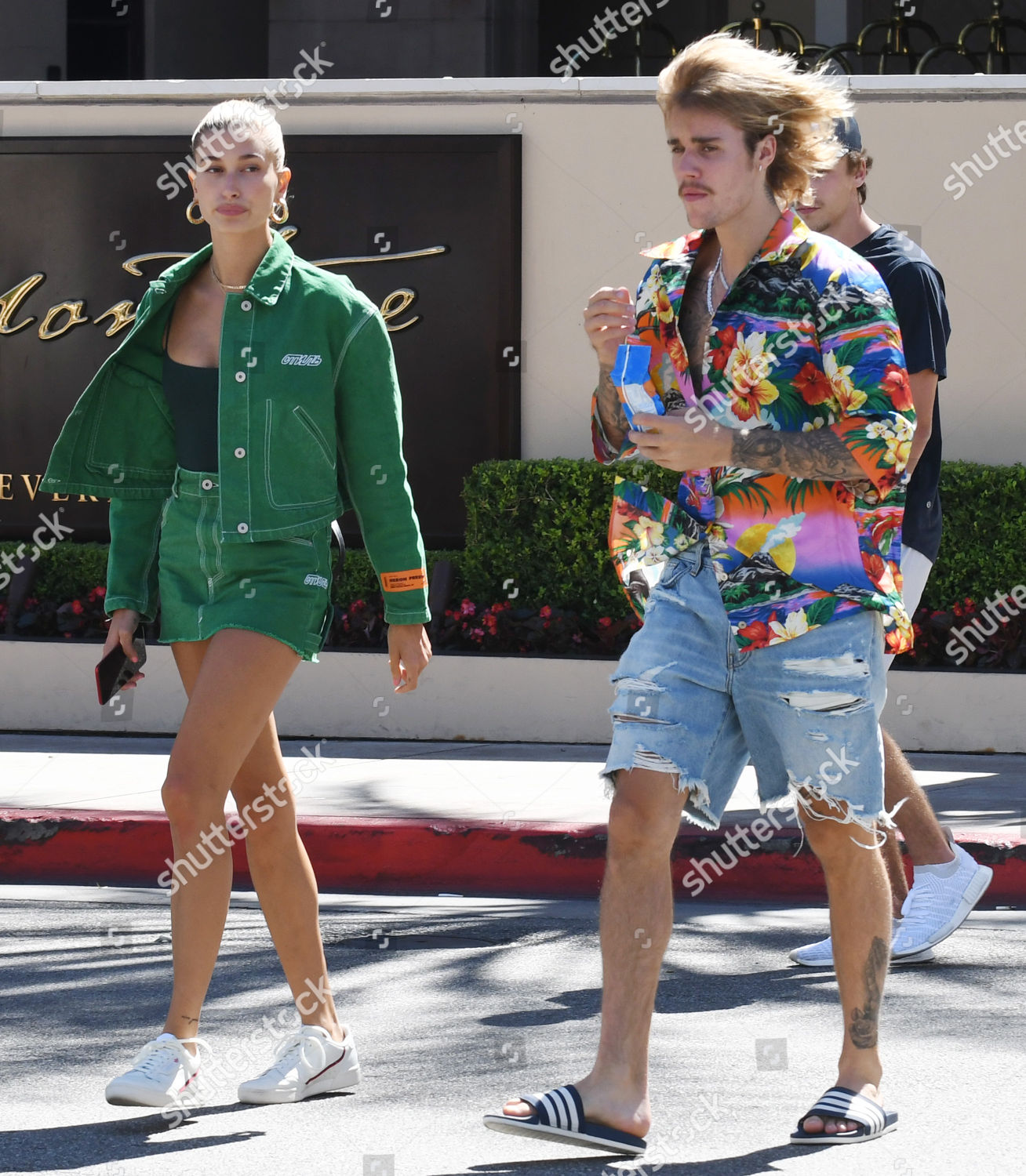 Justin Bieber Hailey Baldwin Editorial Stock Photo Stock