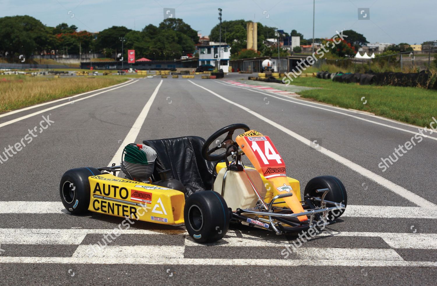 Gokart Raced By Ayrton Senna Six Weeks Editorial Stock Photo