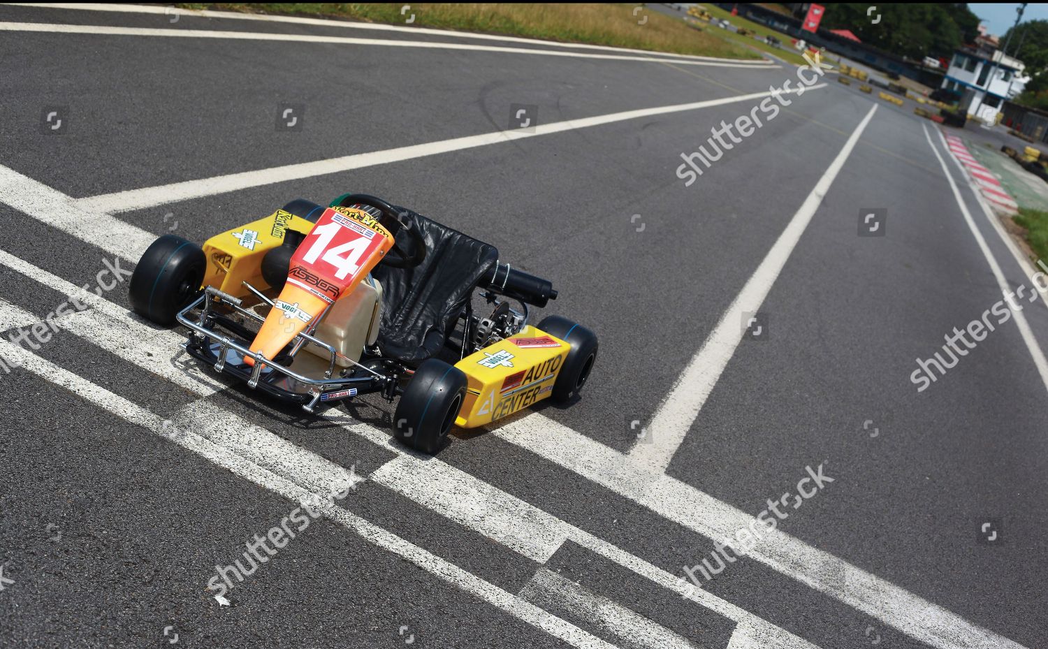 Gokart Raced By Ayrton Senna Six Weeks Editorial Stock Photo