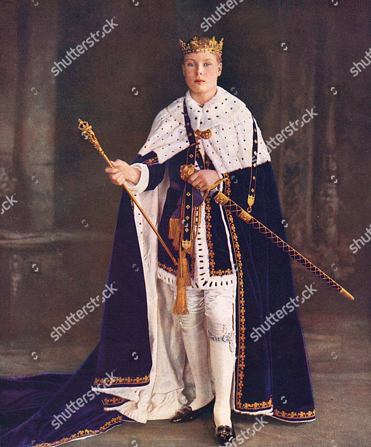 Prince Edward Wales Later King Edward Viii Editorial Stock Photo