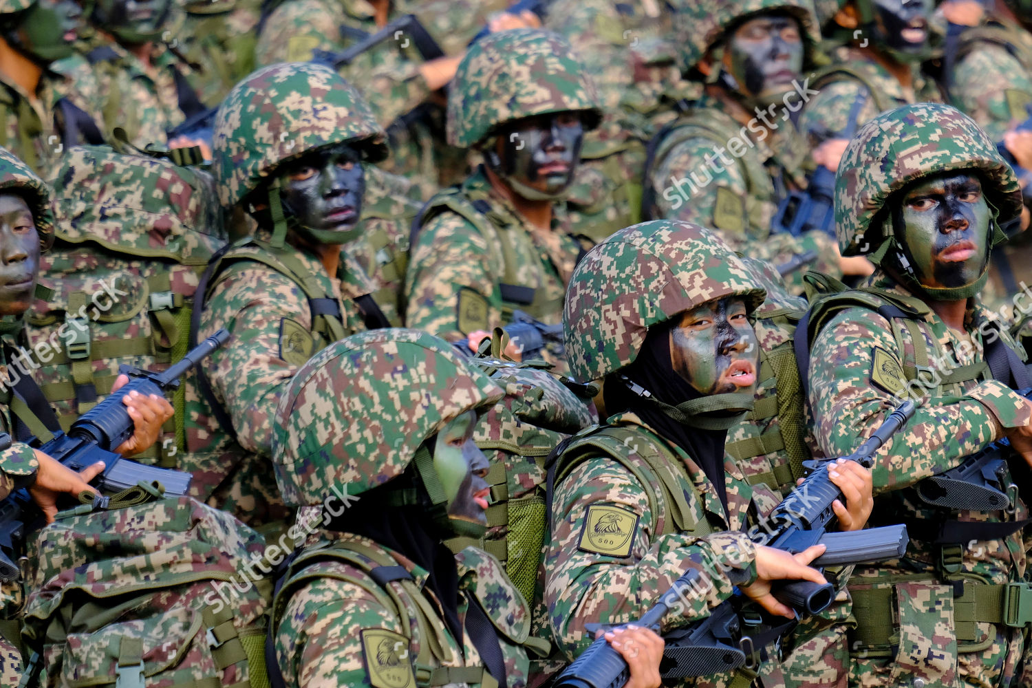 Malaysian Armed Forces Seen Taking Part Editorial Stock Photo - Stock ...