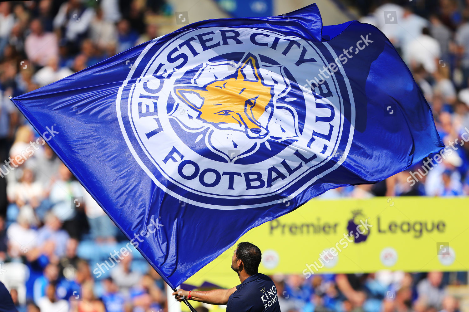 Giant Leicester City Flag Before Kickoff Leicester Editorial Stock Photo Stock Image Shutterstock