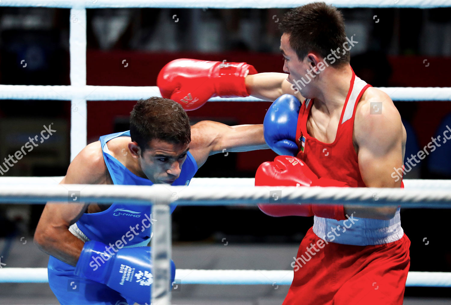 Hasanboy Dusmatov Uzbekistan Red Amit Panghal Editorial Stock Photo