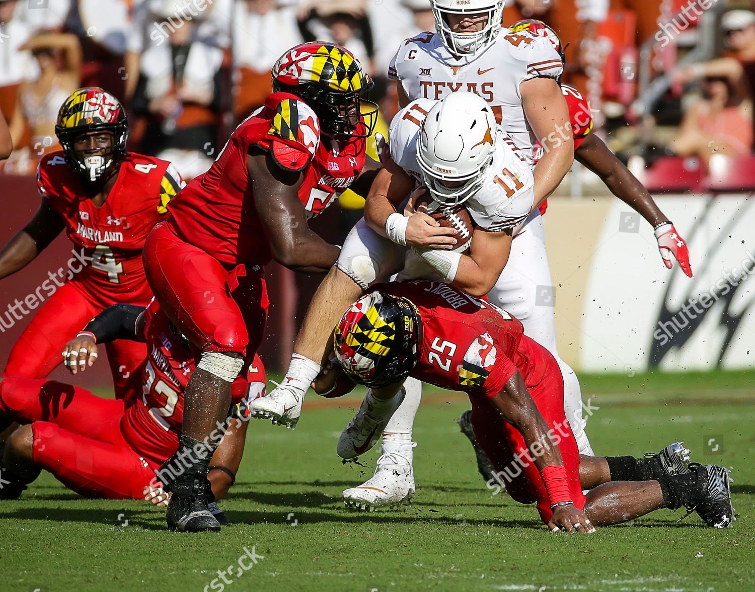 University Maryland Terrapins Db 25 Antoine Brooks Editorial