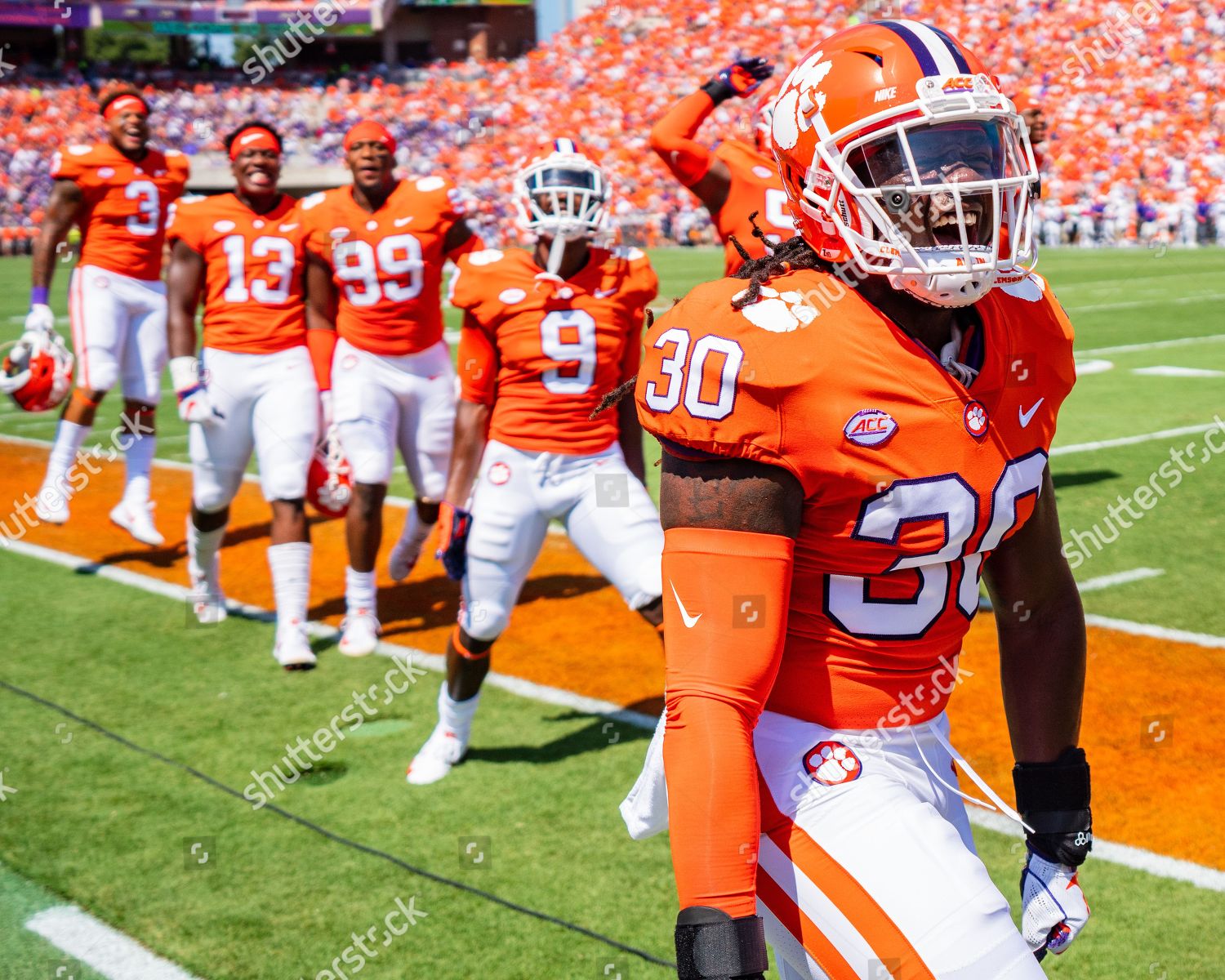 Clemson Tigers Linebacker Jalen Williams 30 During Editorial