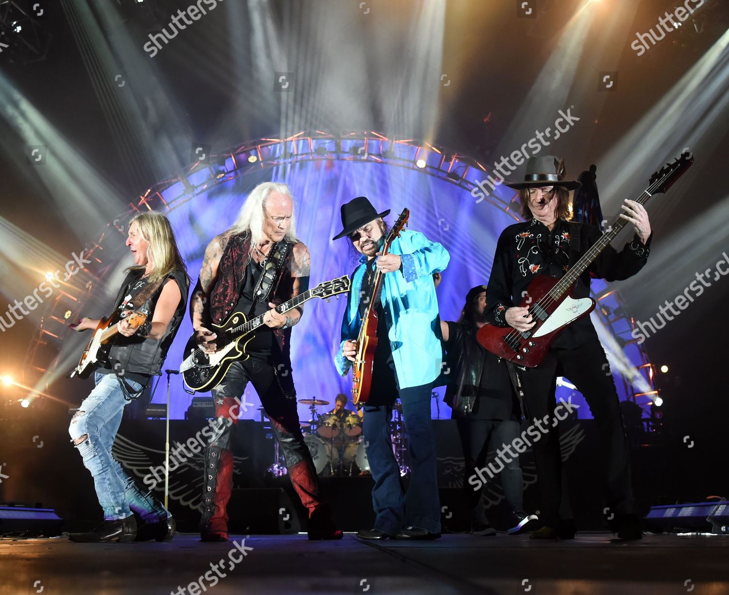 Lynyrd Skynyrd Mark Matejka Rickey Medlocke Editorial Stock Photo ...