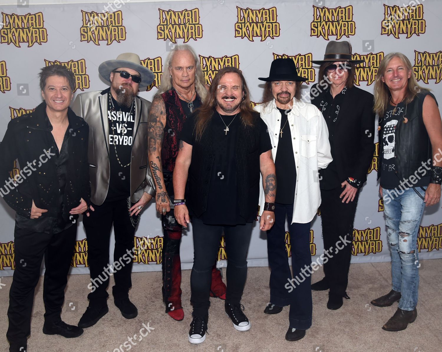 Lynyrd Skynyrd Michael Cartellone Peter Keys Rickey Redaktionelles Stockfoto Stockbild Shutterstock