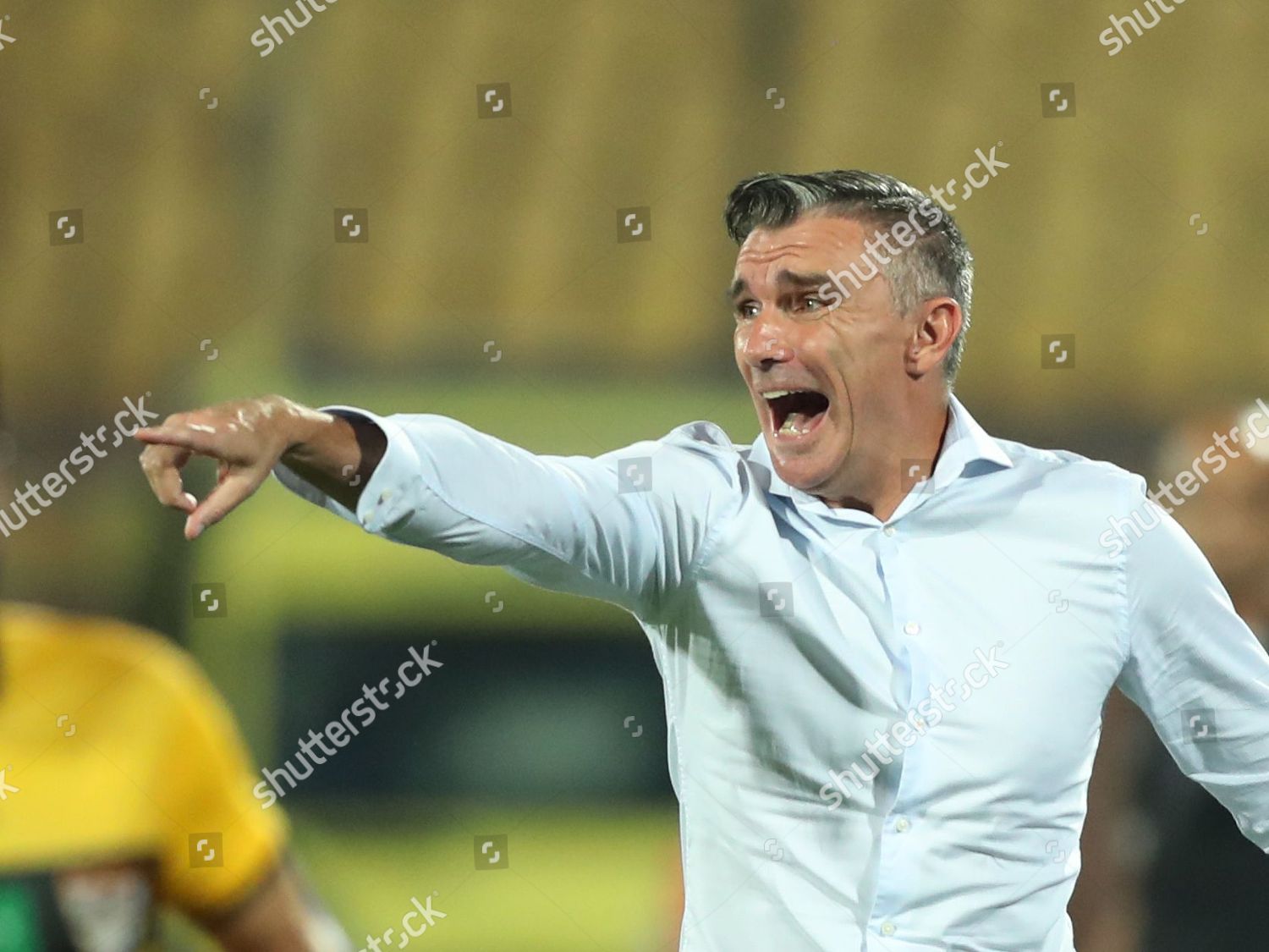 Al Ahly Head Coach Patrice Carteron Gestures Editorial Stock Photo Stock Image Shutterstock