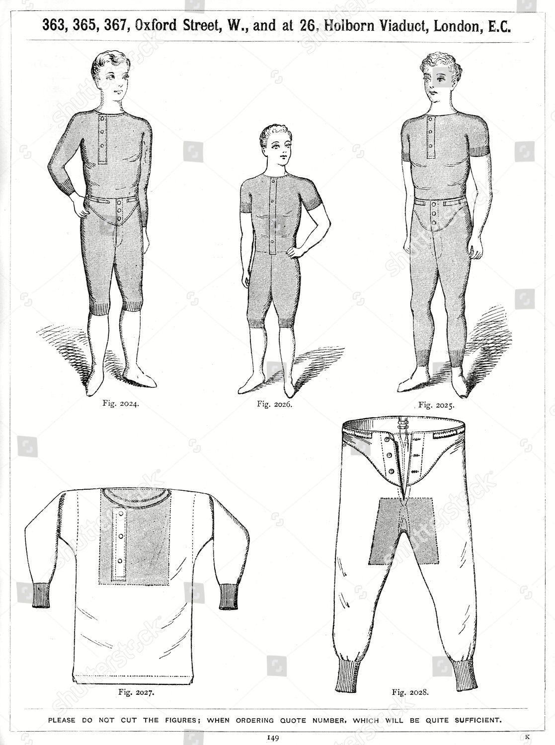 Boys Youths Undershirts Knicker Drawers Our Boys Editorial Stock