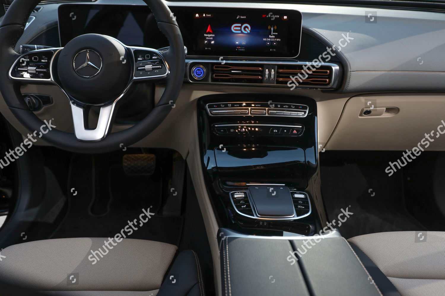 Interior View New Mercedes Benz Electric Suv Editorial Stock Photo Stock Image Shutterstock