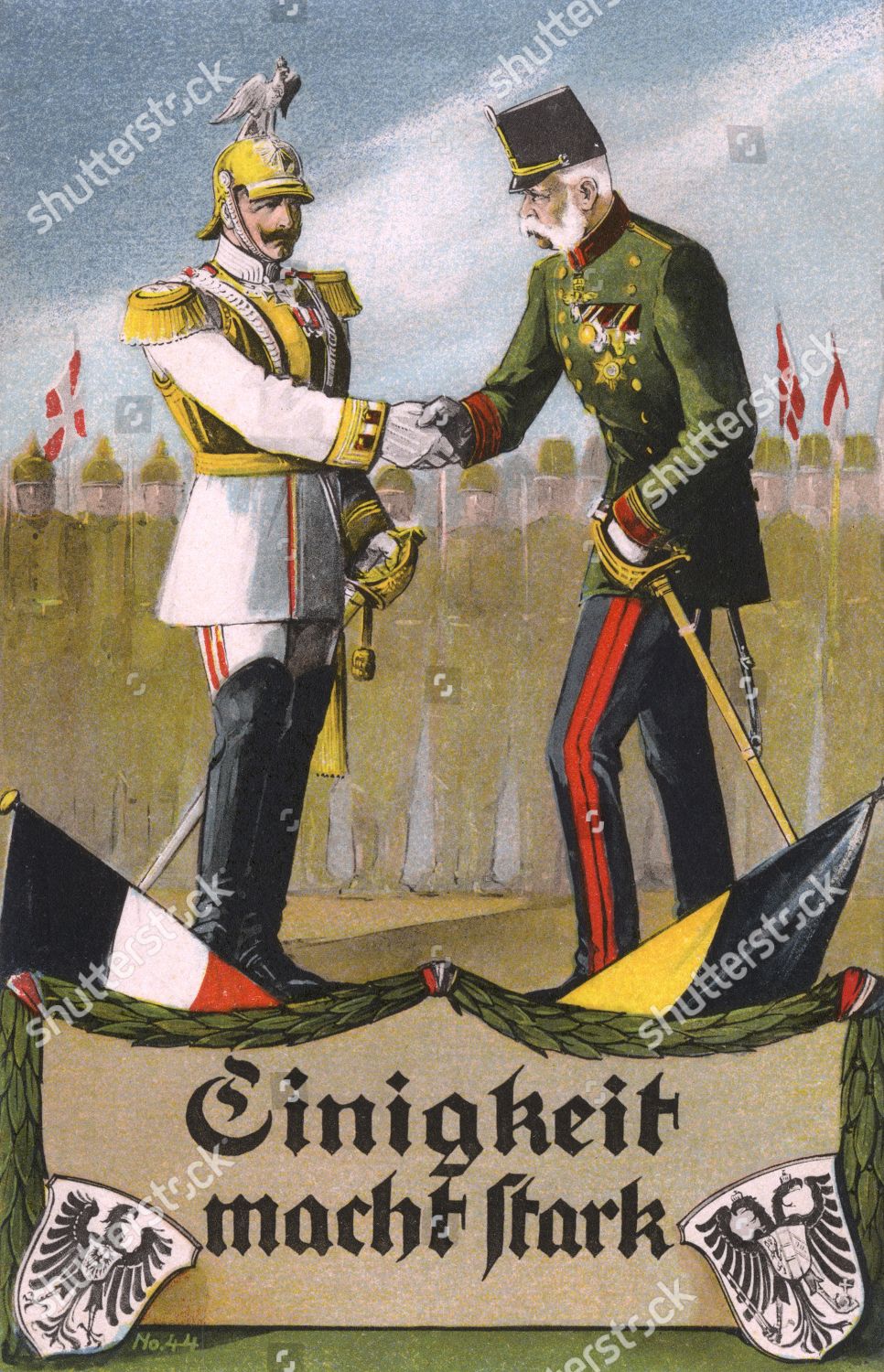 German Propaganda Postcard Unity Strength Einigkeit Macht Editorial Stock Photo Stock Image Shutterstock