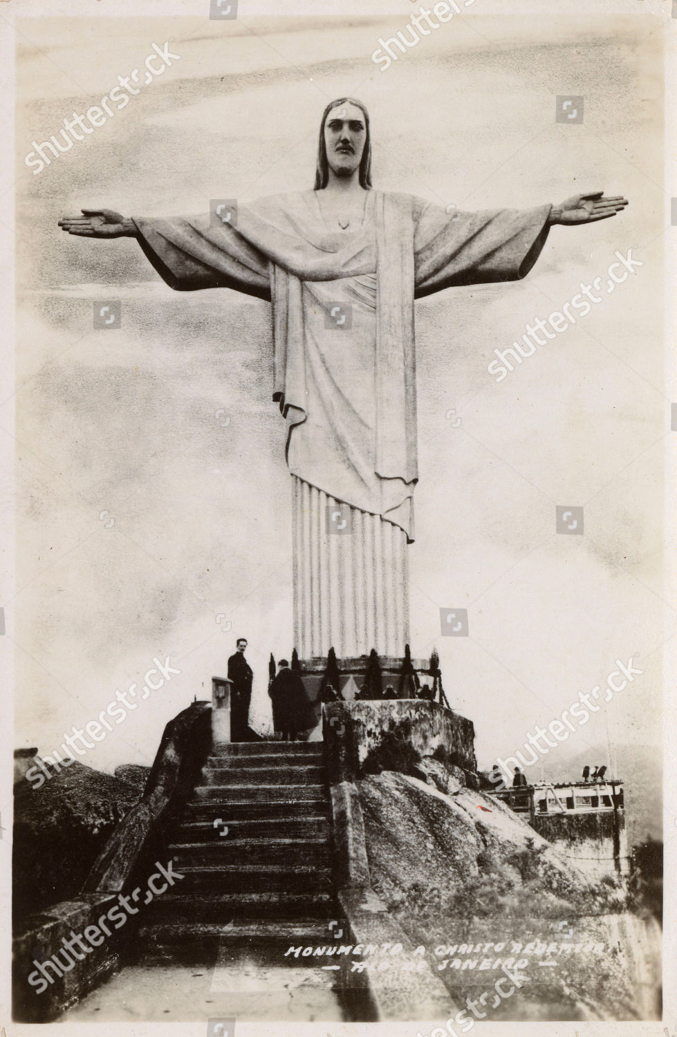 Brazil Rio De Janeiro Statue Christ Redeemer Editorial Stock Photo Stock Image Shutterstock
