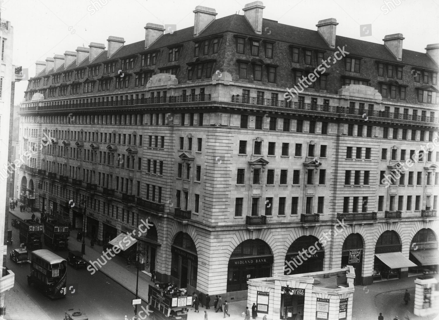 Chiltern Court Baker Street Station On Editorial Stock Photo Stock