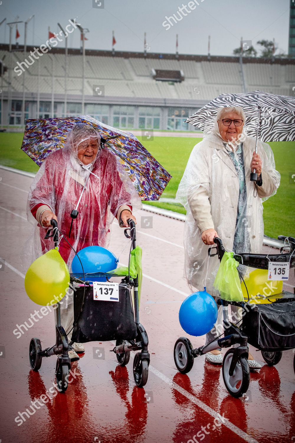 People Take Part Rollator Race Editorial Stock Photo Stock Image