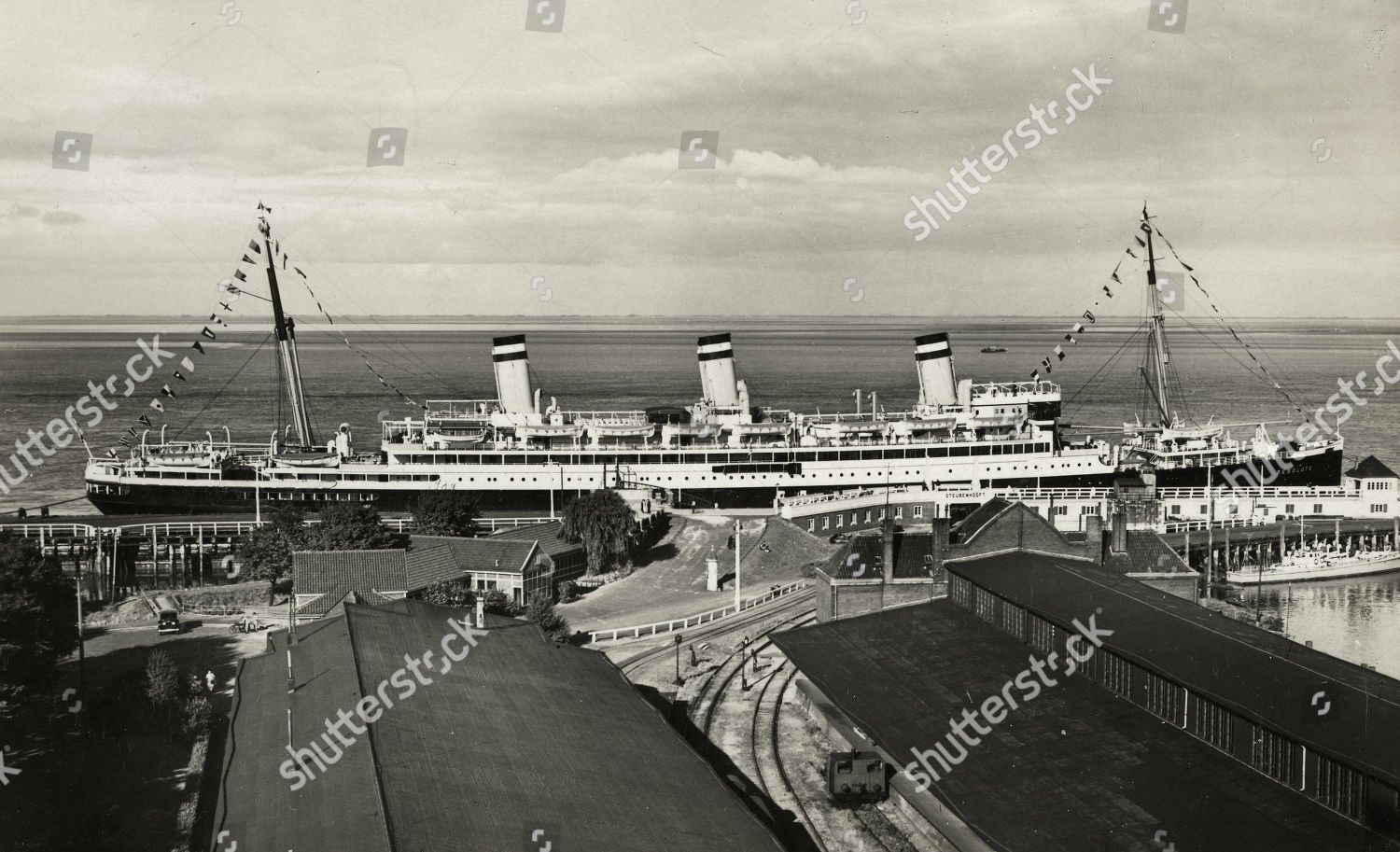 Ss Resolute Ocean Liner Hamburgamerica Line Editorial Stock Photo