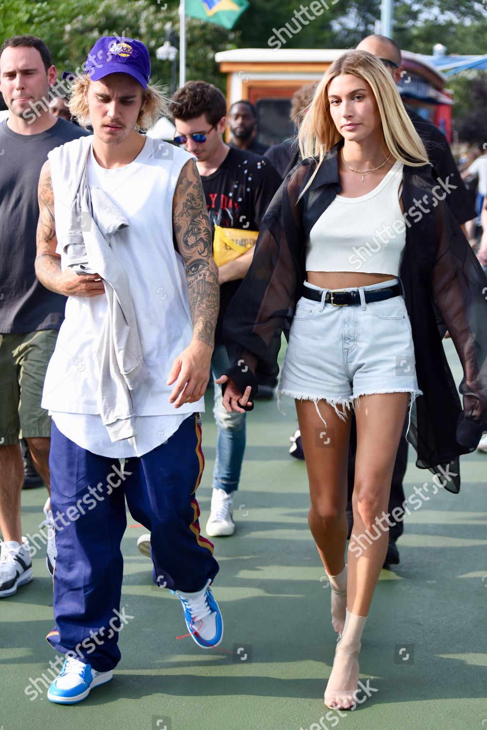 Justin Bieber Hailey Baldwin Editorial Stock Photo Stock