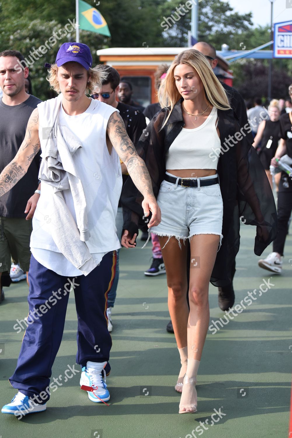 Justin Bieber Hailey Baldwin Editorial Stock Photo Stock