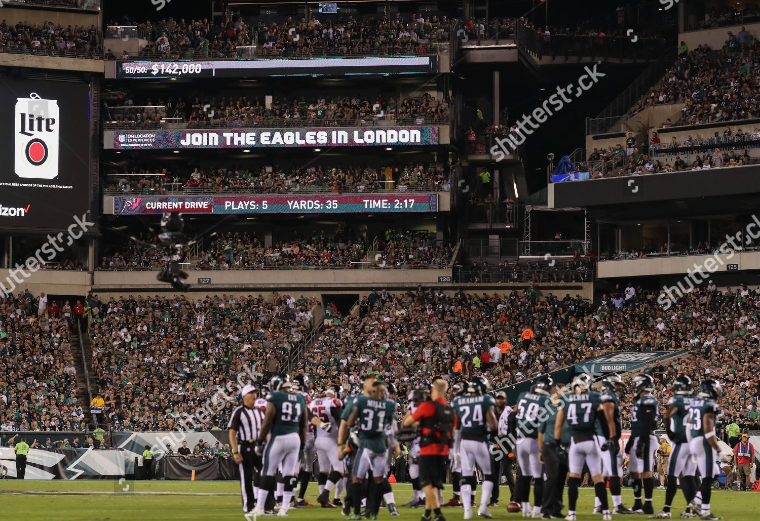 Philadelphia Eagles Lincoln Financial Field Inaugural Game Poster