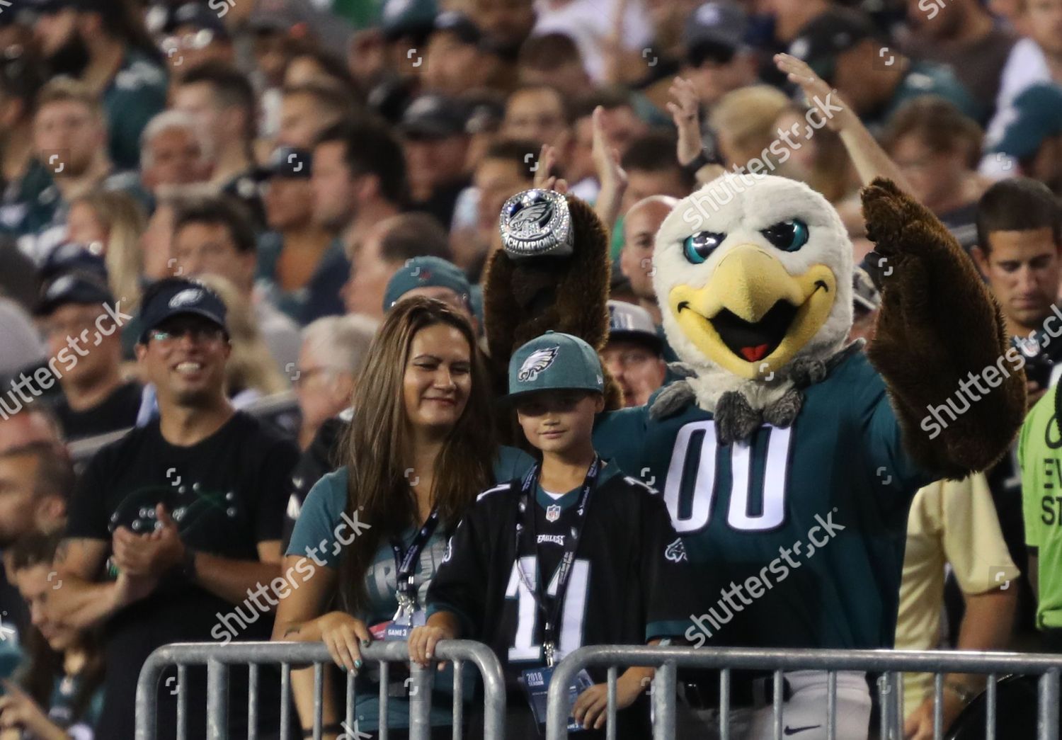 Swoop Philadelphia Eagles Mascot Who Appear Editorial Stock Photo - Stock  Image