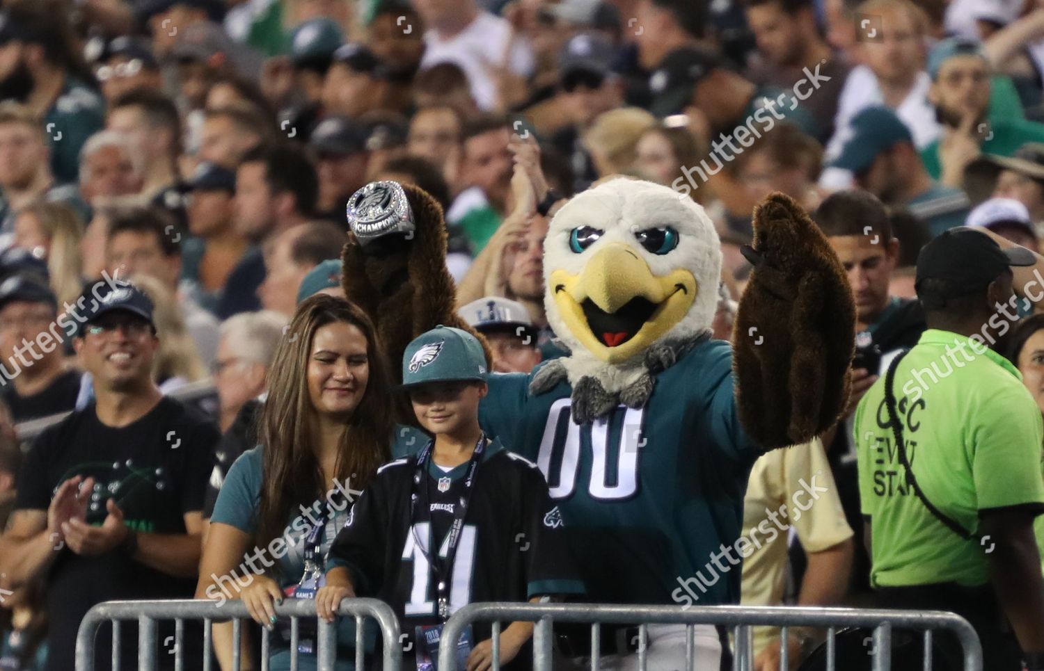 Philadelphia Eagles Fans Stands Foto de stock de contenido editorial -  Imagen de stock