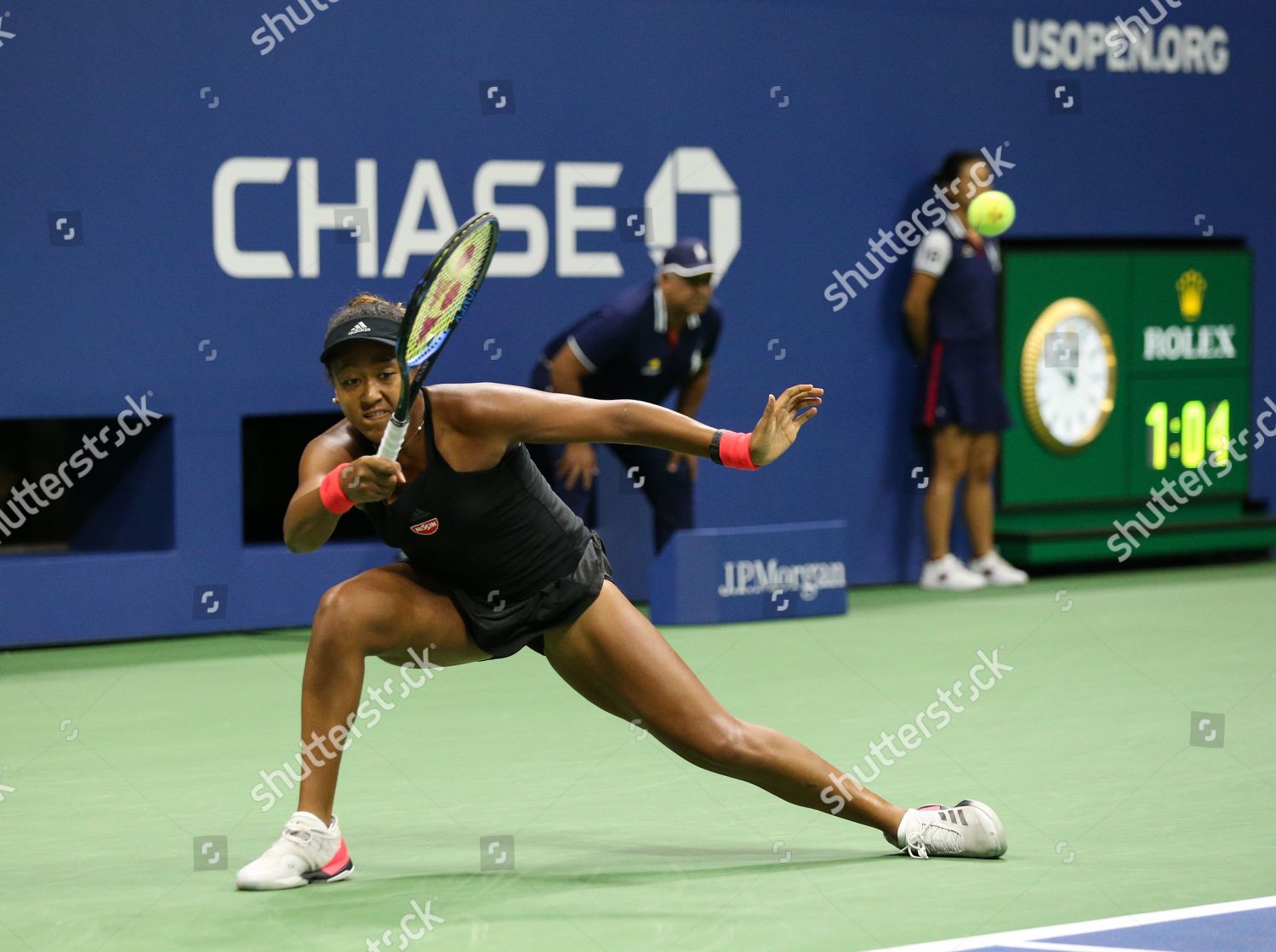 Naomi Osaka Action During Her Semifinal Editorial Stock Photo - Stock ...