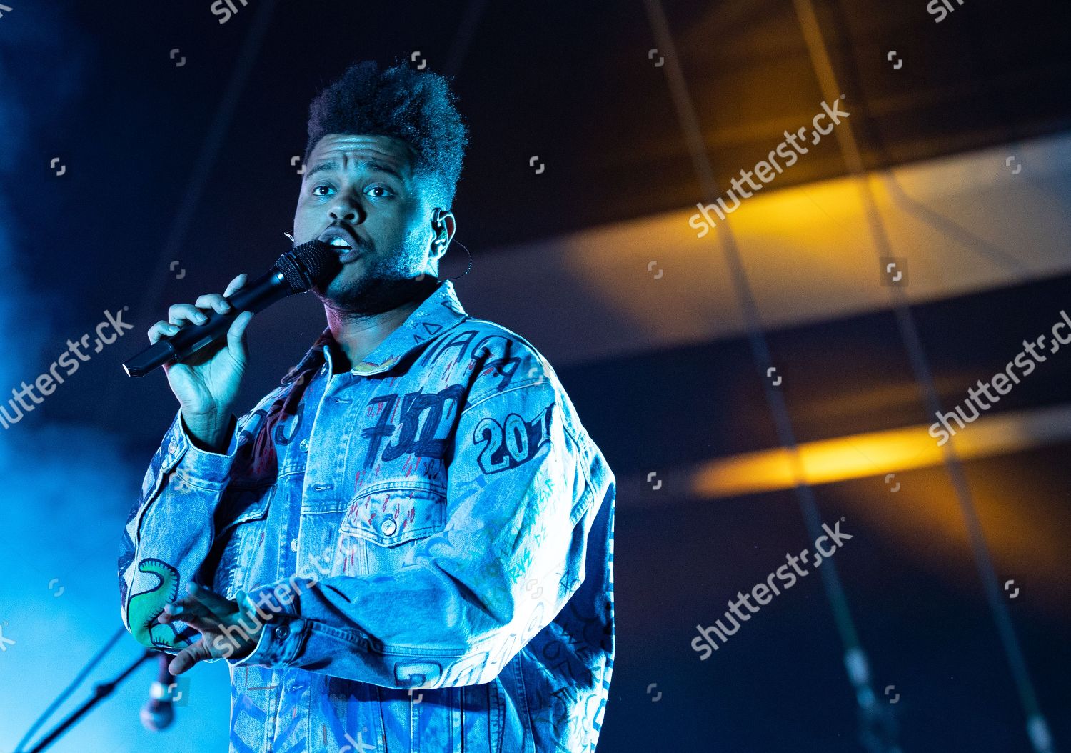 Canadian Singer Weeknd Performs During Lollapalooza Berlin Editorial Stock Photo Stock Image Shutterstock