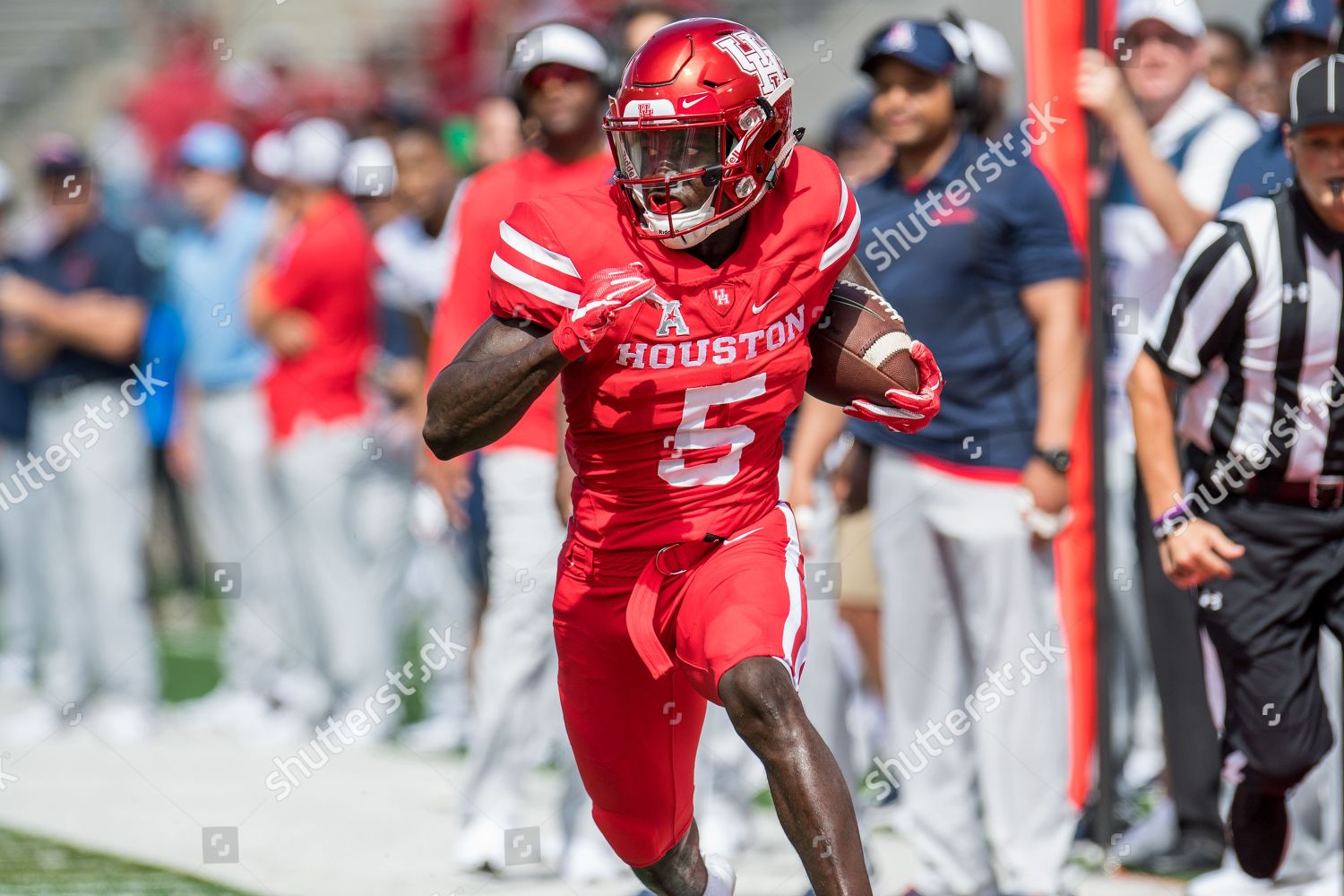 Houston Cougars Wide Receiver Marquez Stevenson Editorial Stock Photo