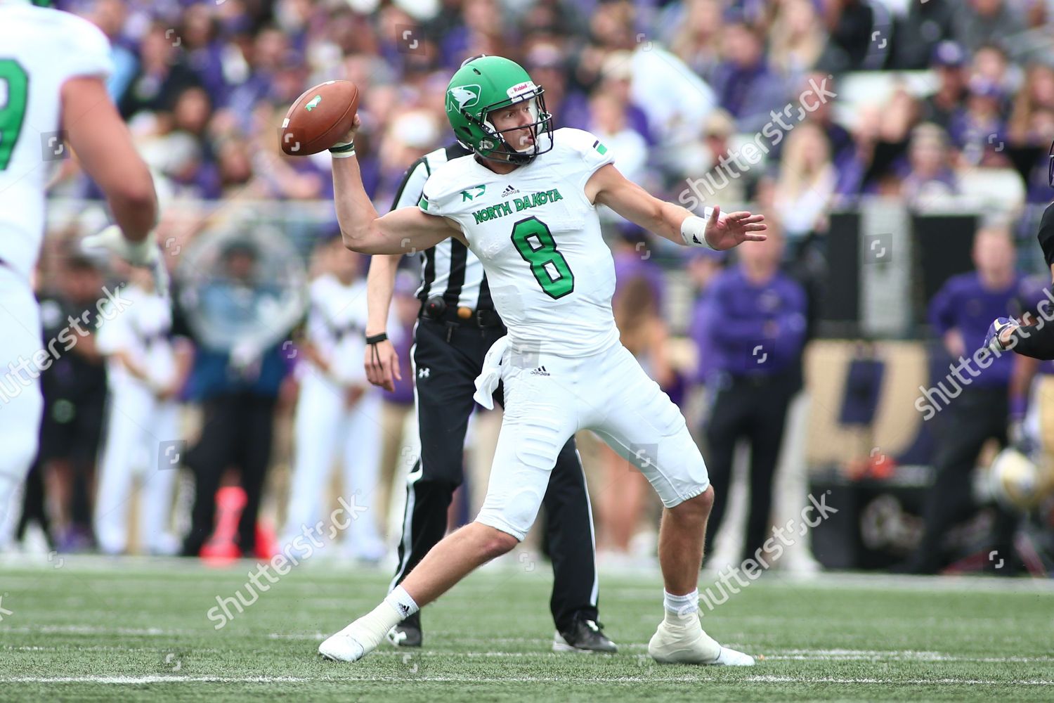 North Dakota Quarterback Nate Ketteringham 8 Editorial Stock Photo ...