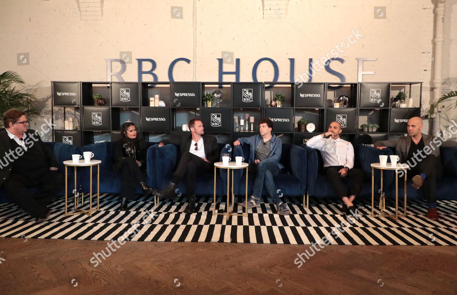 Salma Hayek Alexander Skarsgard Jesse Eisenberg Editorial Stock Photo Stock Image Shutterstock