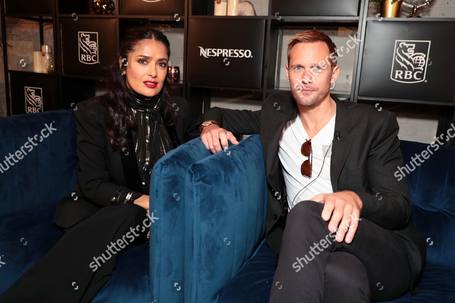 Salma Hayek Alexander Skarsgard Editorial Stock Photo - Stock Image ...