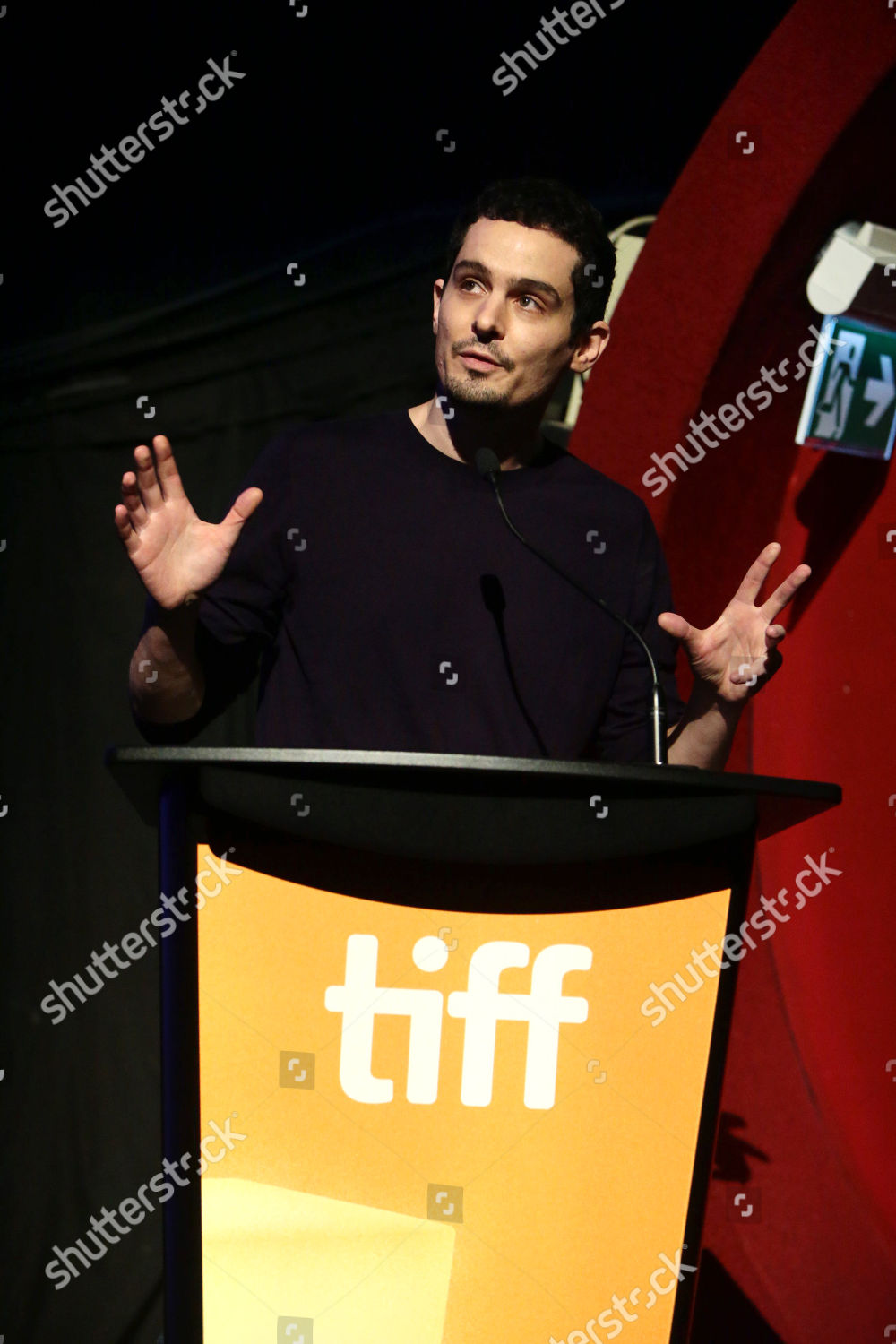 Damien Chazelle Directorproducer Editorial Stock Photo - Stock Image