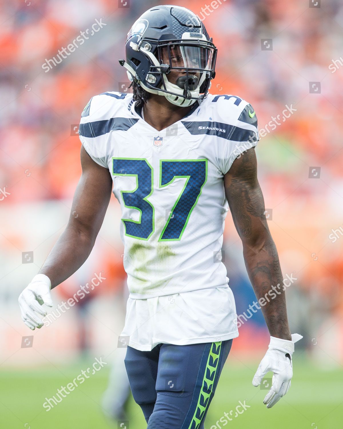 Seattle Seahawks Cornerback Tre Flowers 37 Editorial Stock Photo