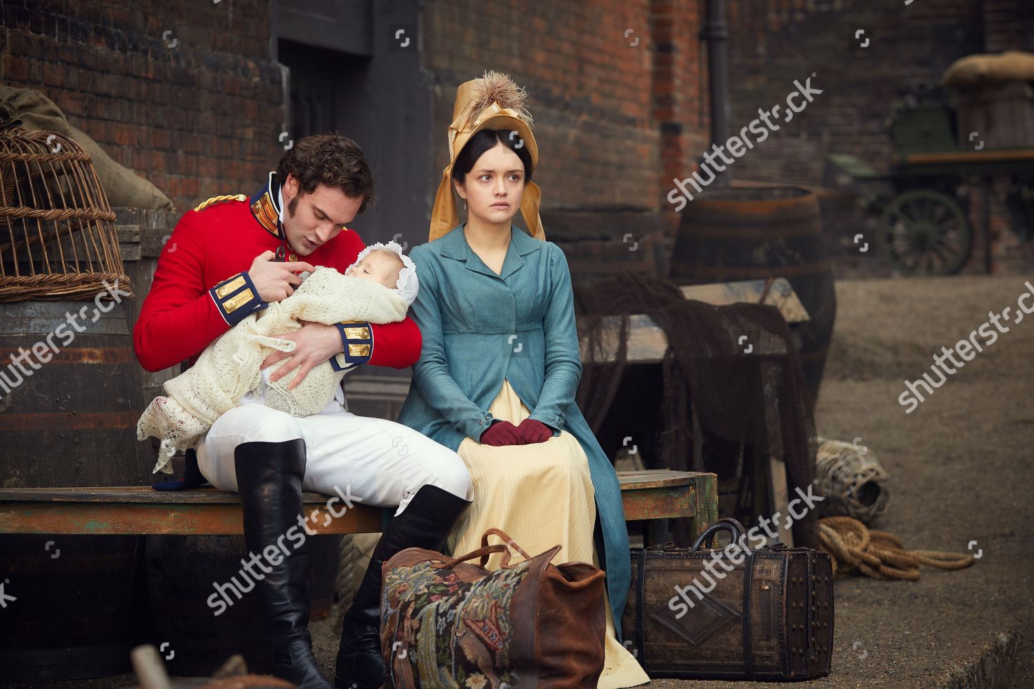 Olivia Cooke Becky Sharp Tom Bateman Rawdon Editorial Stock Photo Stock Image Shutterstock