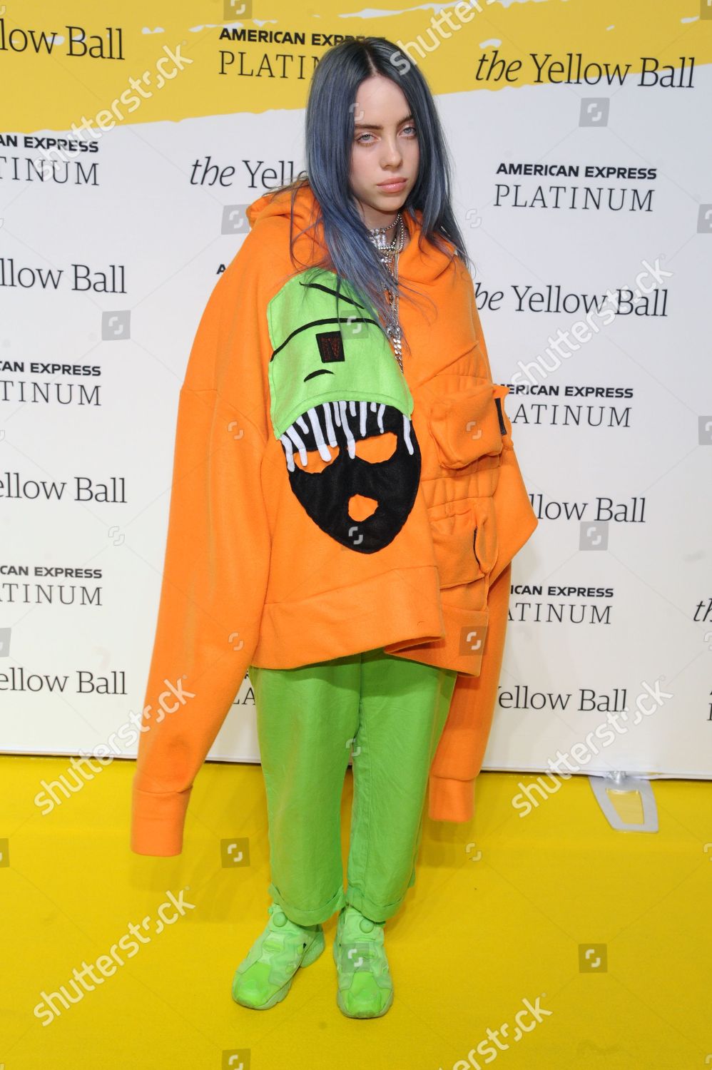 billie eilish orange sweatshirt