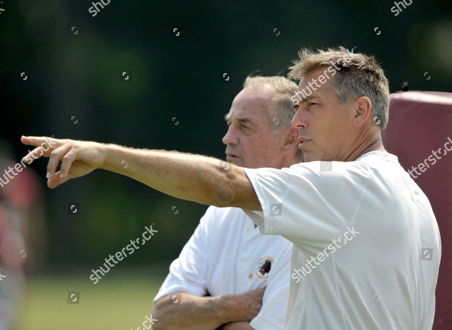 Head Coach Jim Zorn Right Defense Editorial Stock Photo Stock Image