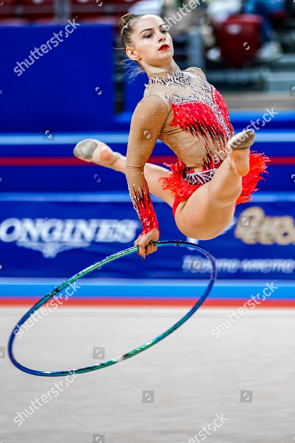 Julija Ivanova Lithuania During Rhythmic Gymnastics Editorial Stock ...
