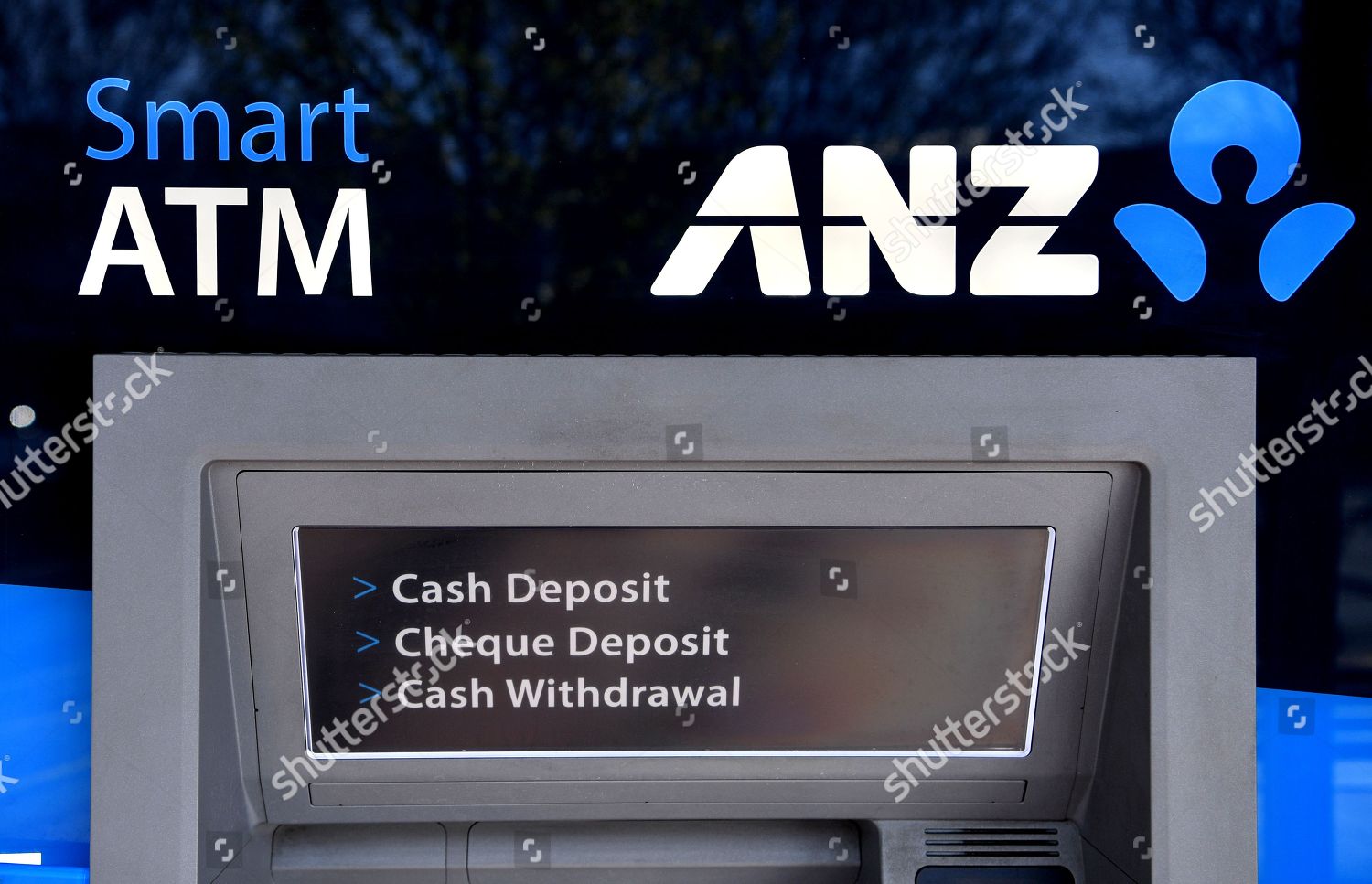 Anz Bank Signage Seen Branch Adelaide Editorial Stock Photo Stock