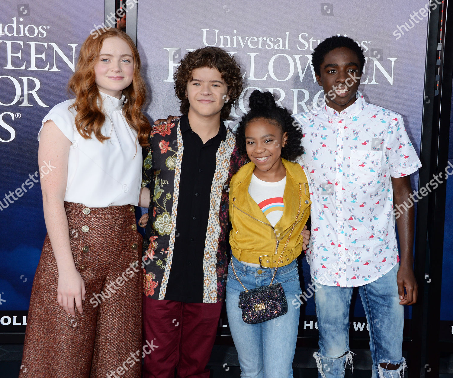 Sadie Sink Gaten Matarazzo Caleb Mclaughlin Editorial Stock Photo ...