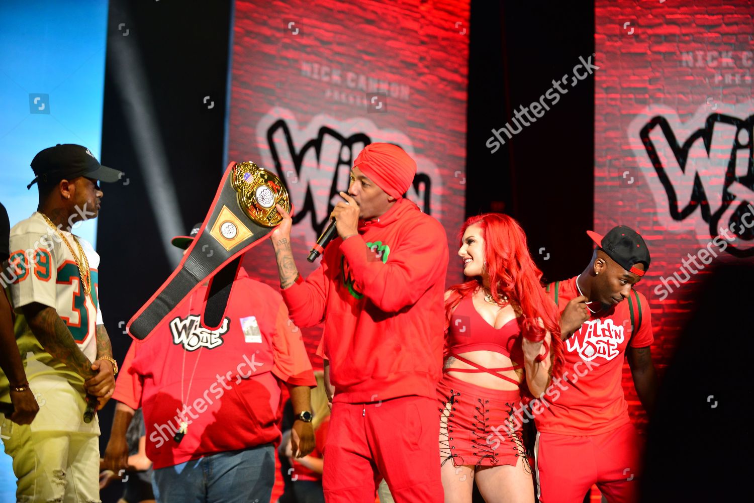 Conceited Big Mack Nick Cannon Justina Editorial Stock Photo - Stock